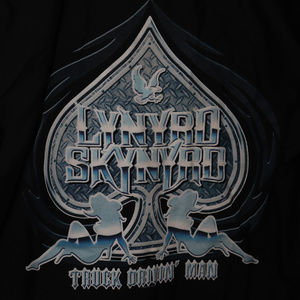 Lynyrd Skynyrd Eagle Truck Button Work shirt L